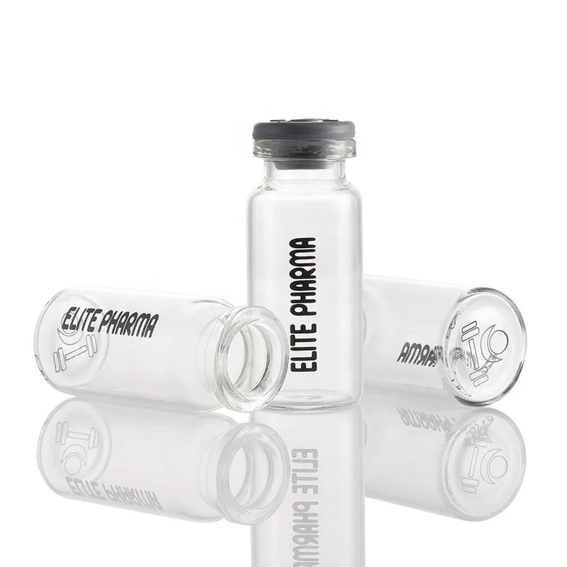 Different size available freeze dried injection vials screen logo printed 3ml 5ml 10ml pharmaceutical vial