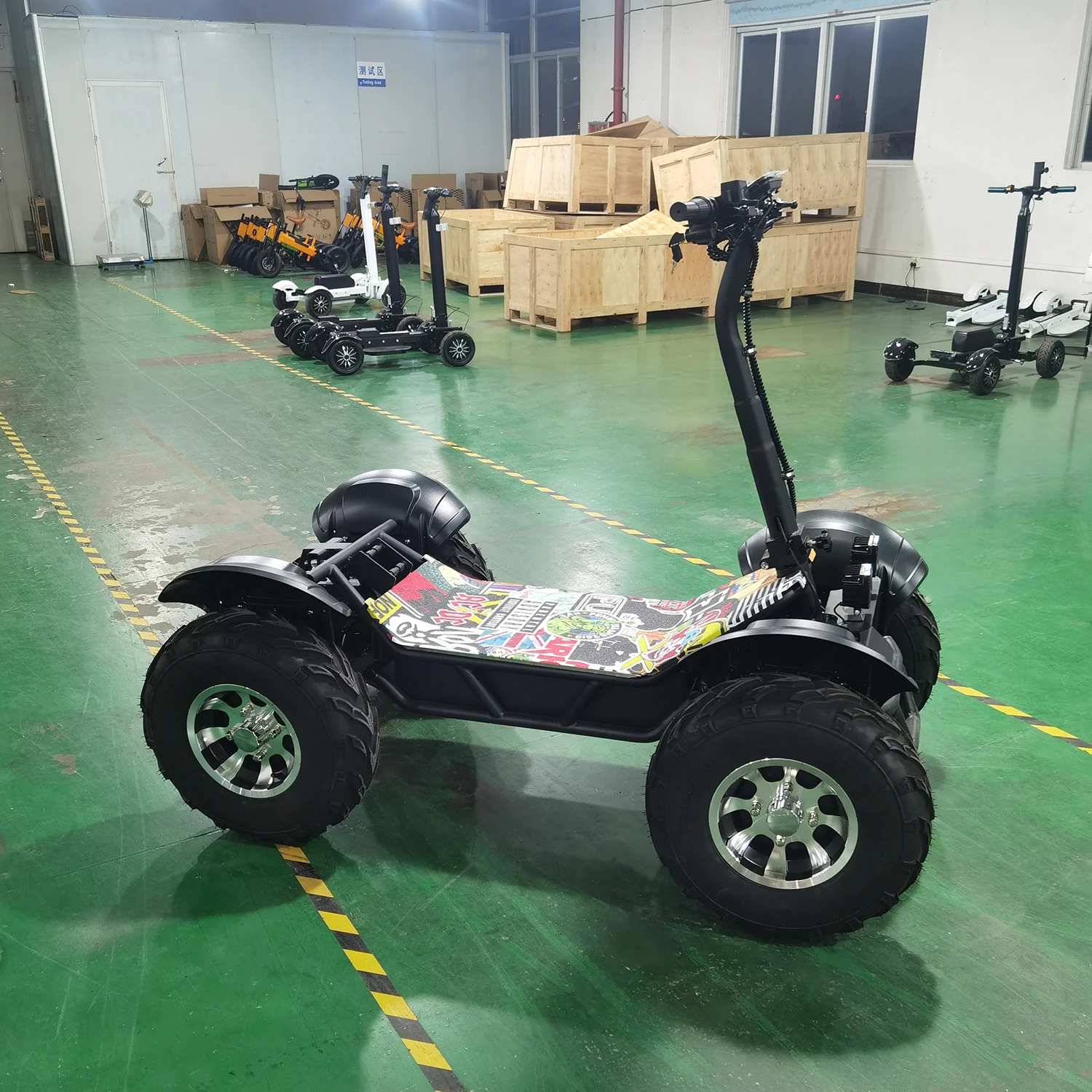 ATV full suspension electric vehicle four wheels off road 4 wheel electric scooter in pakistan