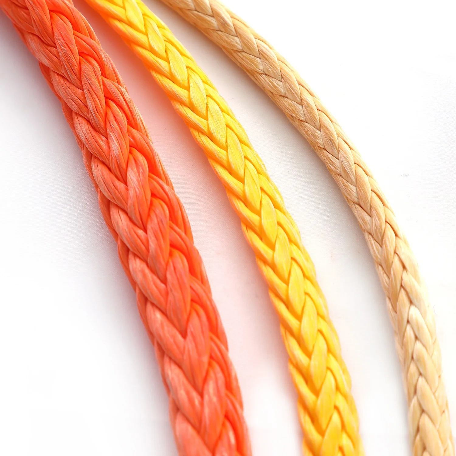 ФБР 100% каток из UHMWPE полиэтилена веревка высокая прочность 12 пряди плетеной веревки для лодки и суда
