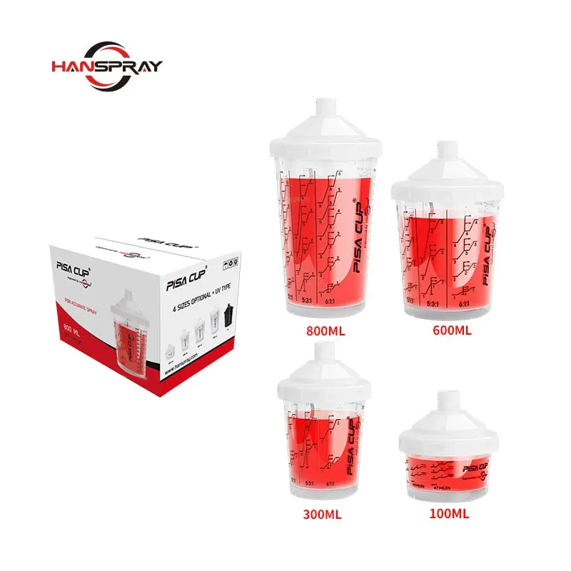 Car Paint Usage and Liquid Coating State Transparent Paints Car Refinish Paint Cup