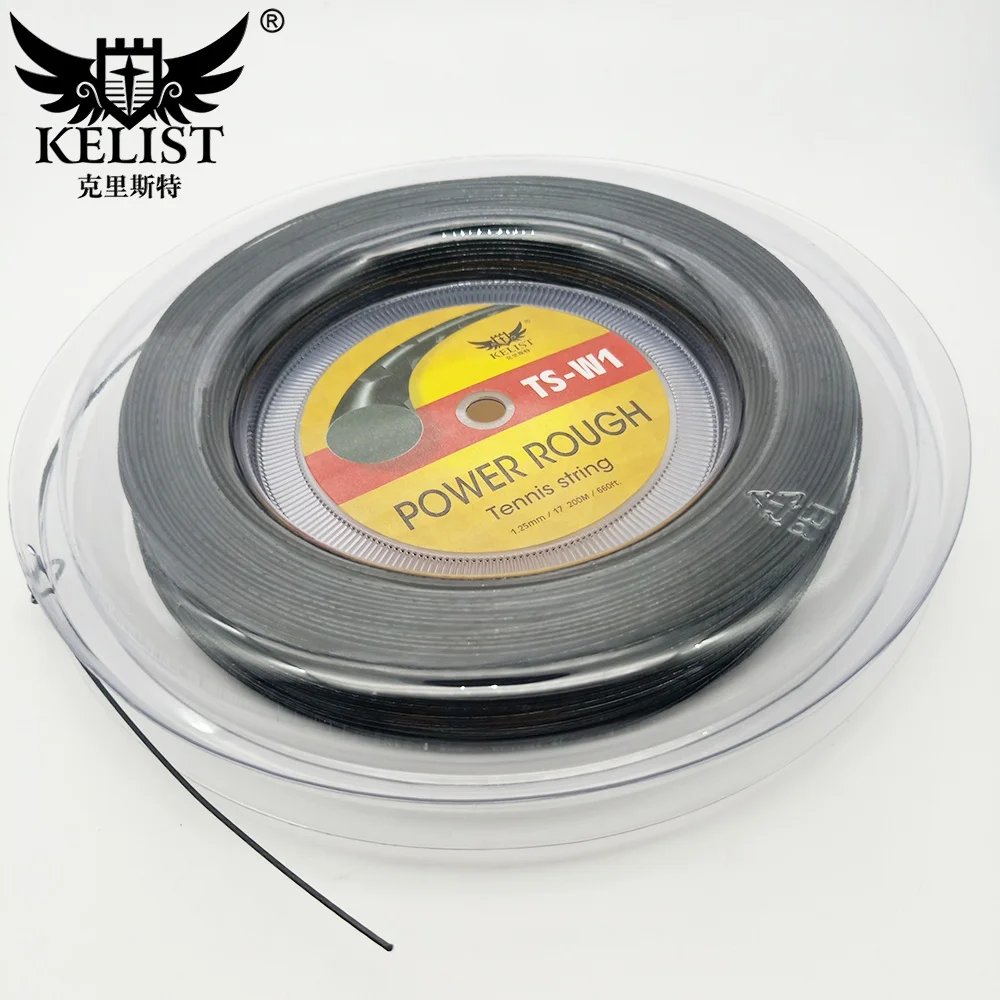 Factory High Quality Polyester Material Power Control Rough 1.25 200m Reel Tennis String With Best Price