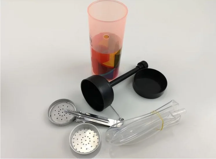 2020 ONUOSS Shisha  Hookah Cup With LED Light  DIY  Mini Small Acrylic Hookah