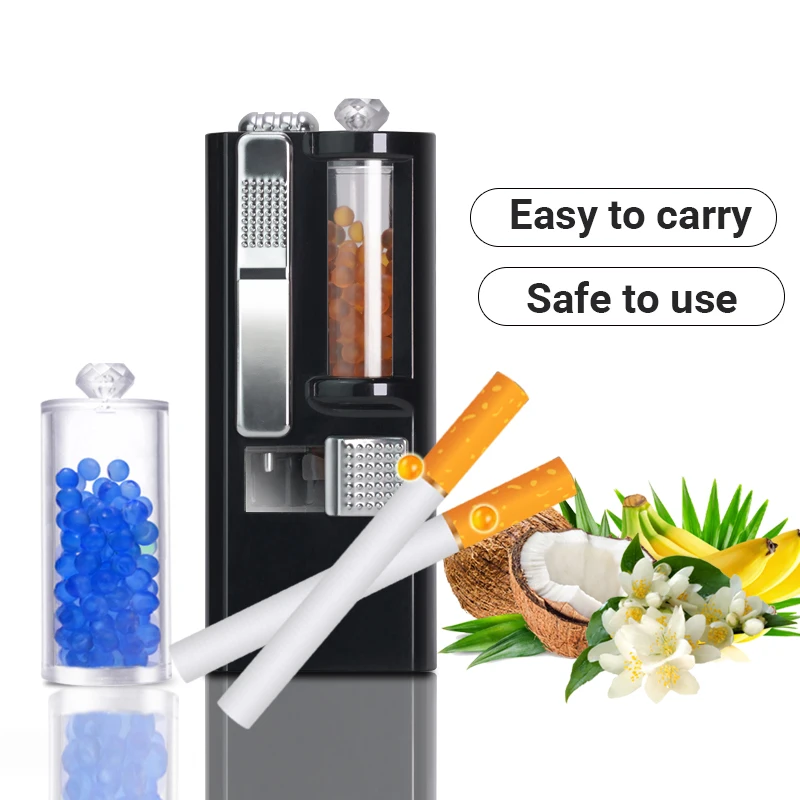 2024 popular smoke burst bead push-rod storage box configure variety flavors cigarette balls