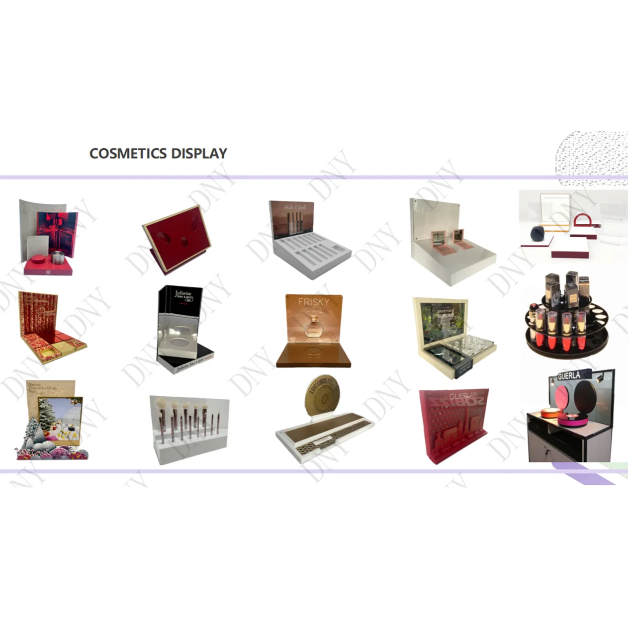 Factory custom lipstick display stand Acrylic double layer cosmetics display stand lipstick inserted into the base