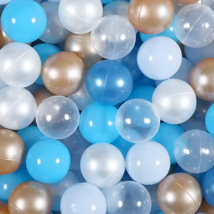 Factory Wholesale Plastic Transparent Clear Color Ocean Balls Million Ball children Play Pool & Pit Sea Balls