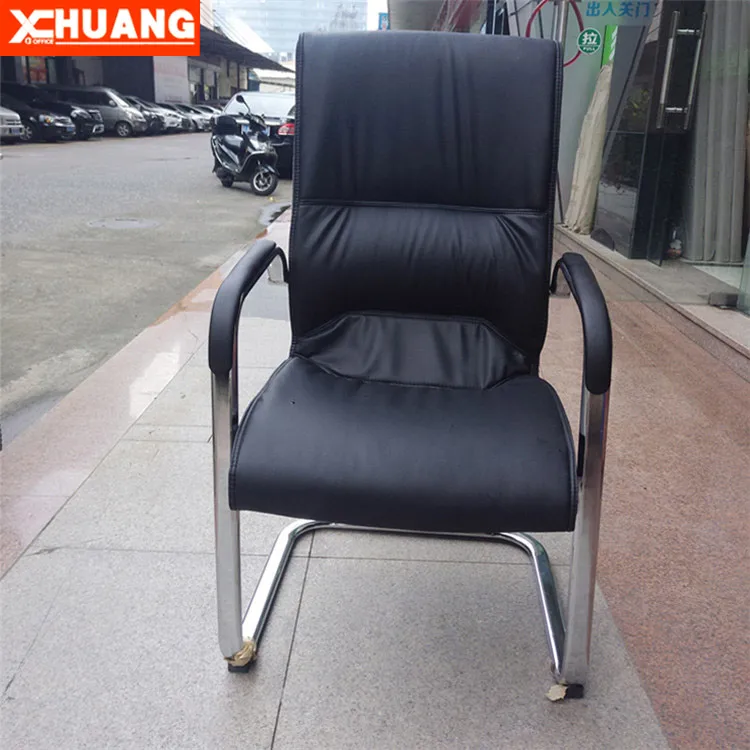 Wholesale Office Funiture Conference Room Swivel Leather Visitor Chair With