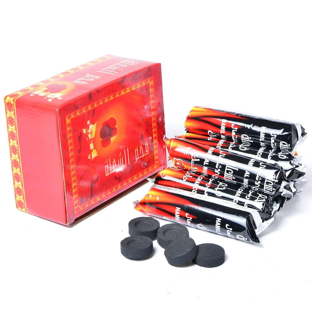 hookah charcoal factory 33mm pure fruitwood material shisha incense hookah charcoal