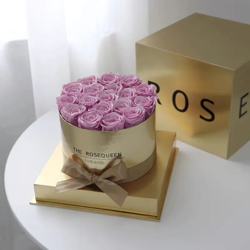 Wholesale 2022 new design popular preserved roses new gift eternal rose preserved flower in box