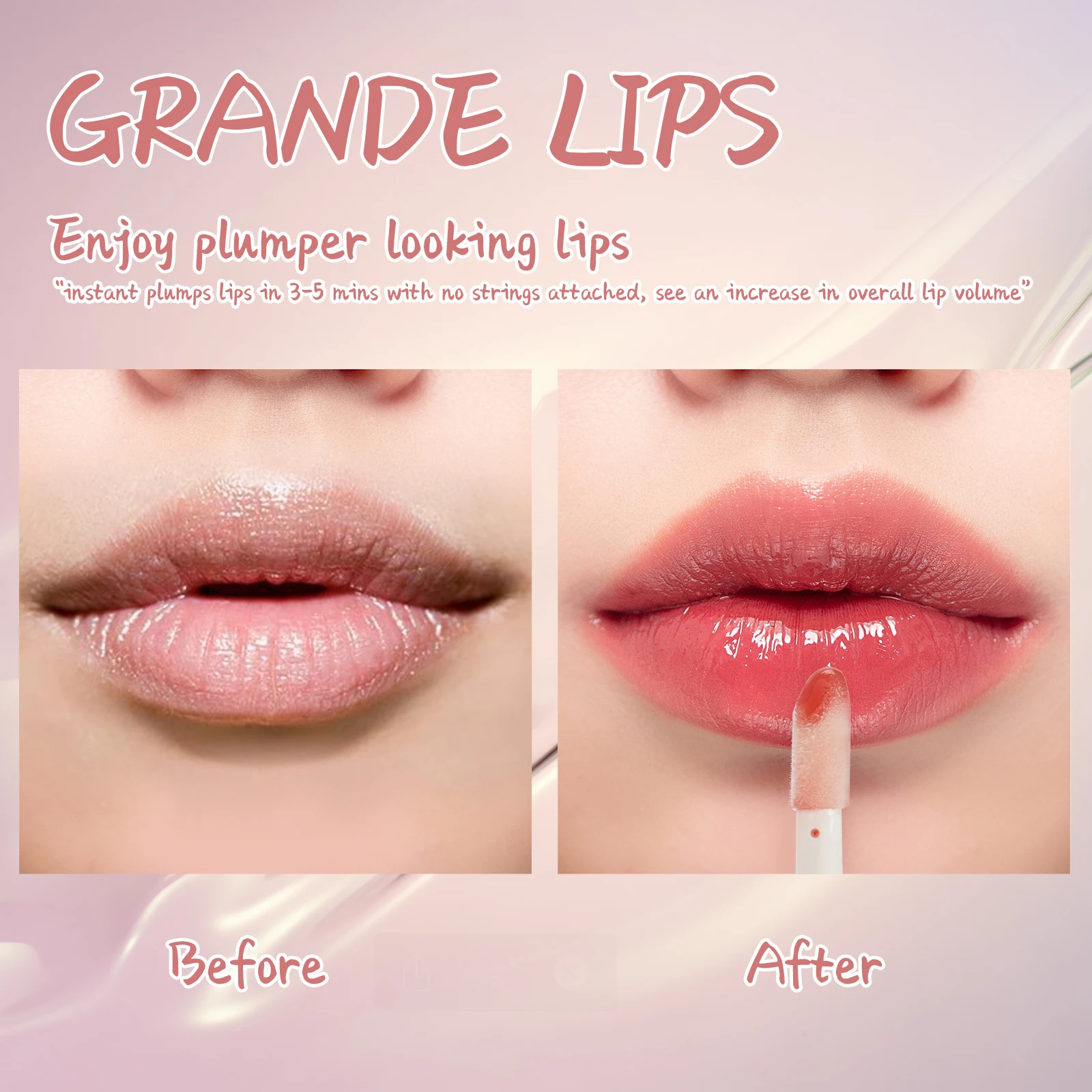 Lip Oil Private Label Custom Vegan Lip Gloss Nourishing Volumizing Extreme Moisturizing Lip Gloss Plumper