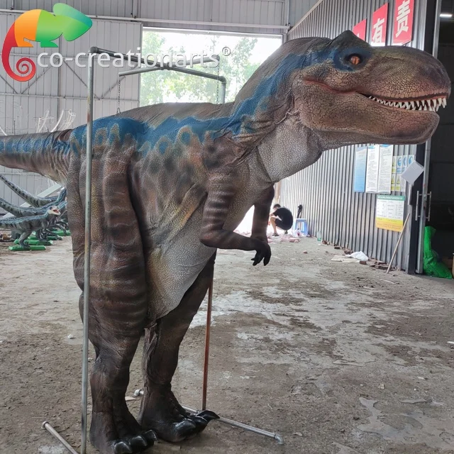 Jurassic theme park decoration simulation walking dinosaur costume