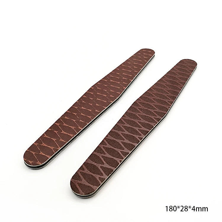 Высококачественная пользовательская пенопластовая пилка для педикюра Алмазная Зебра многоразовая абразивная пилка для ногтей