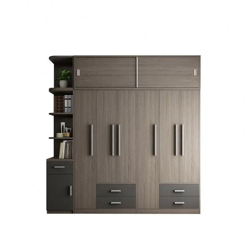 Дешевая раздвижная дверь ламинированная фанера белый серый шкаф