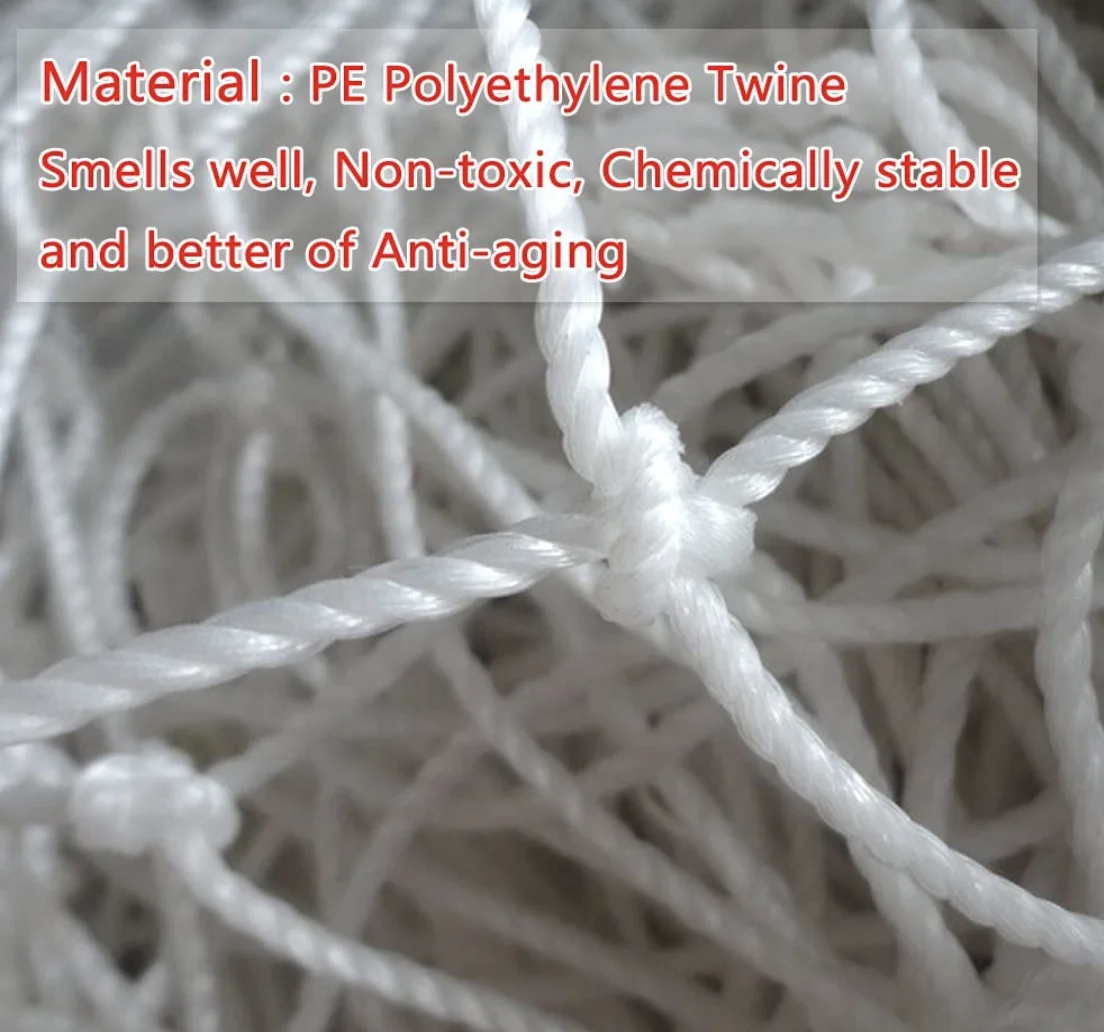 Factory Price Customized Football Net Polyethylene Practical Portable Football Net for Football Game