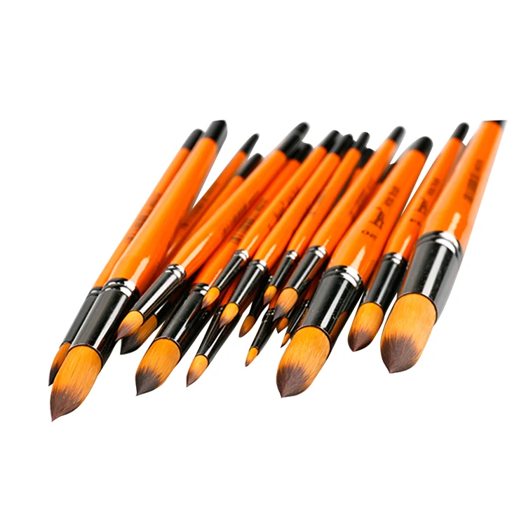 Quality OEM Supplies Art Paint Brush Small Acrylic Acrylic Paint Brush Nylon Hair Art Paint Brush Set