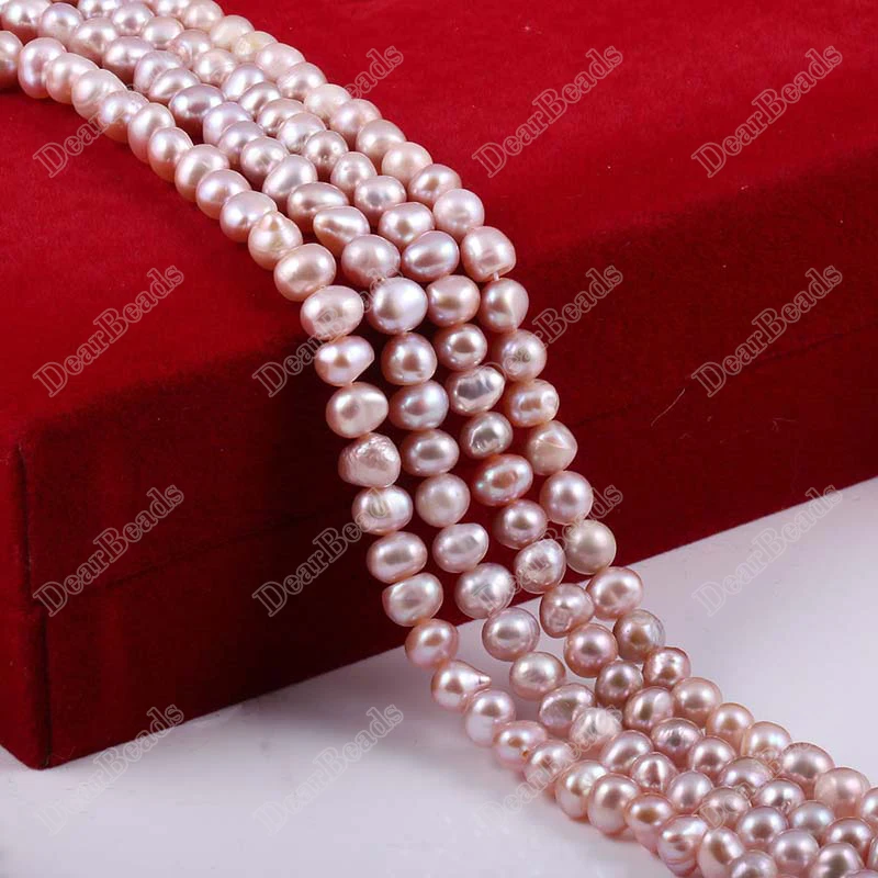 AA Grade Natural Cultured Fresh Water Colourful Potato Genuine Loose Pearl Beads For DIY Jewelry Making White Pink Purple 12mm