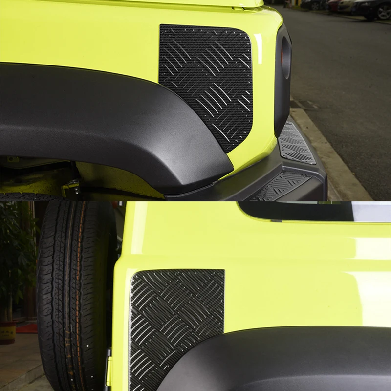 Suitable For SUZUKI JIMNY JB64 JB74 Car Wheel Arch Fender Stickers Cover Eyebrow 3MGlue Stainless Steel Modification Accessories