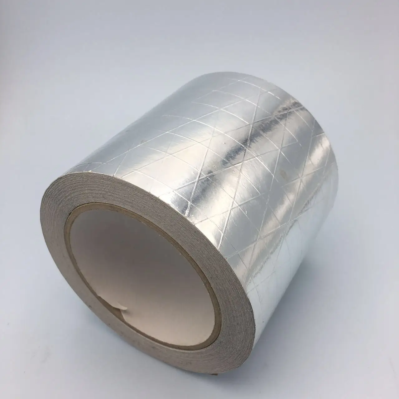 HVAC 48mm  Alu solvent glue Stretch big Reinforced Paper 3way Insulation Skrim Craft FSK Aluminum Foil Tape