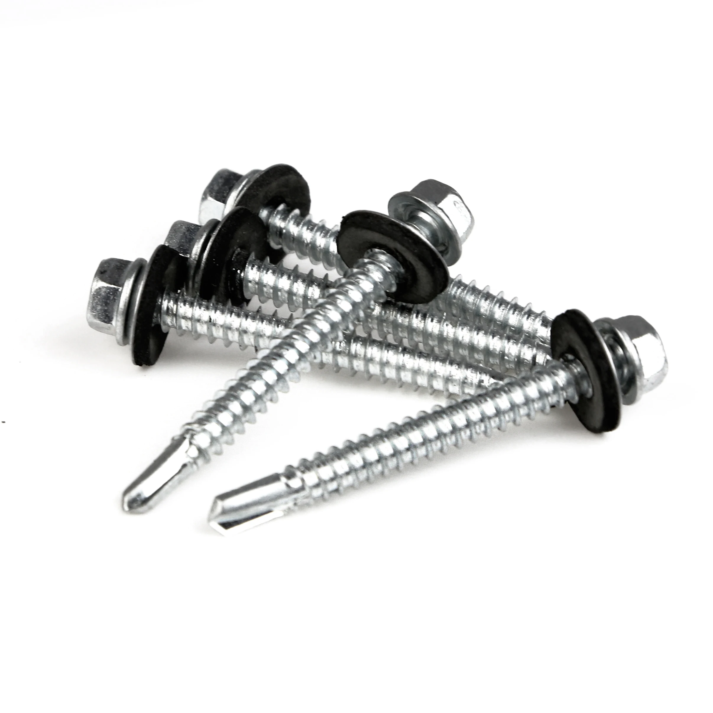 High quality brand factory galvanized hex head screw washer self drilling screw