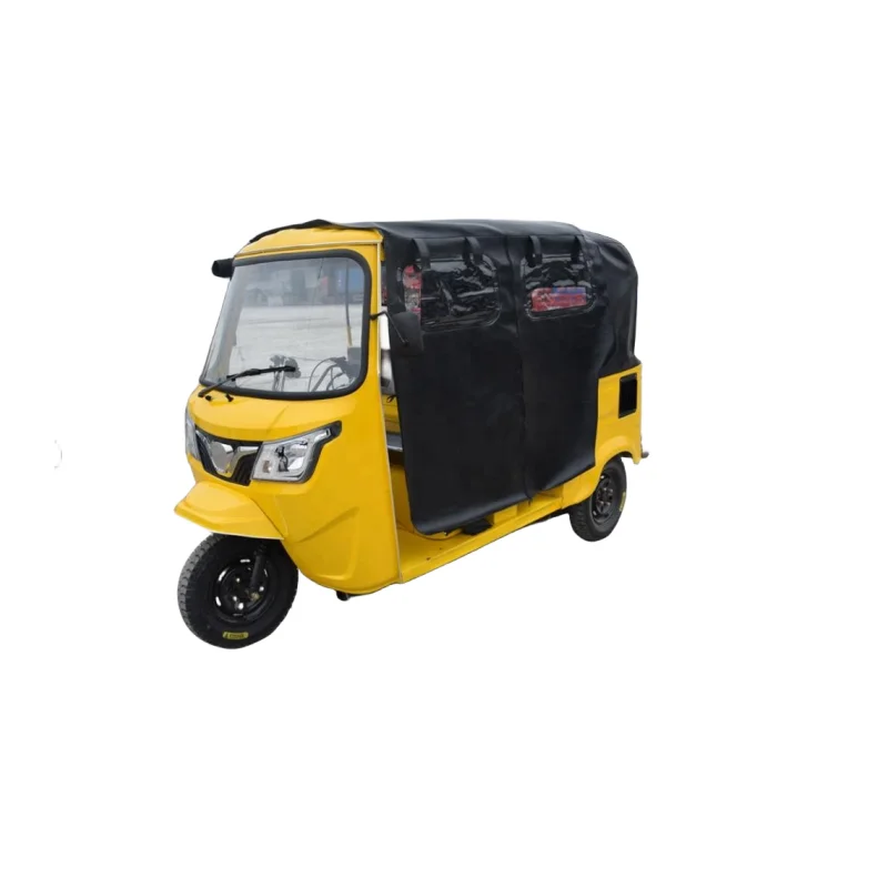 Open Body Type gasoline motorized tricycle rickshaw/bajaj/auto taxi passenger tricycles tuk tuk
