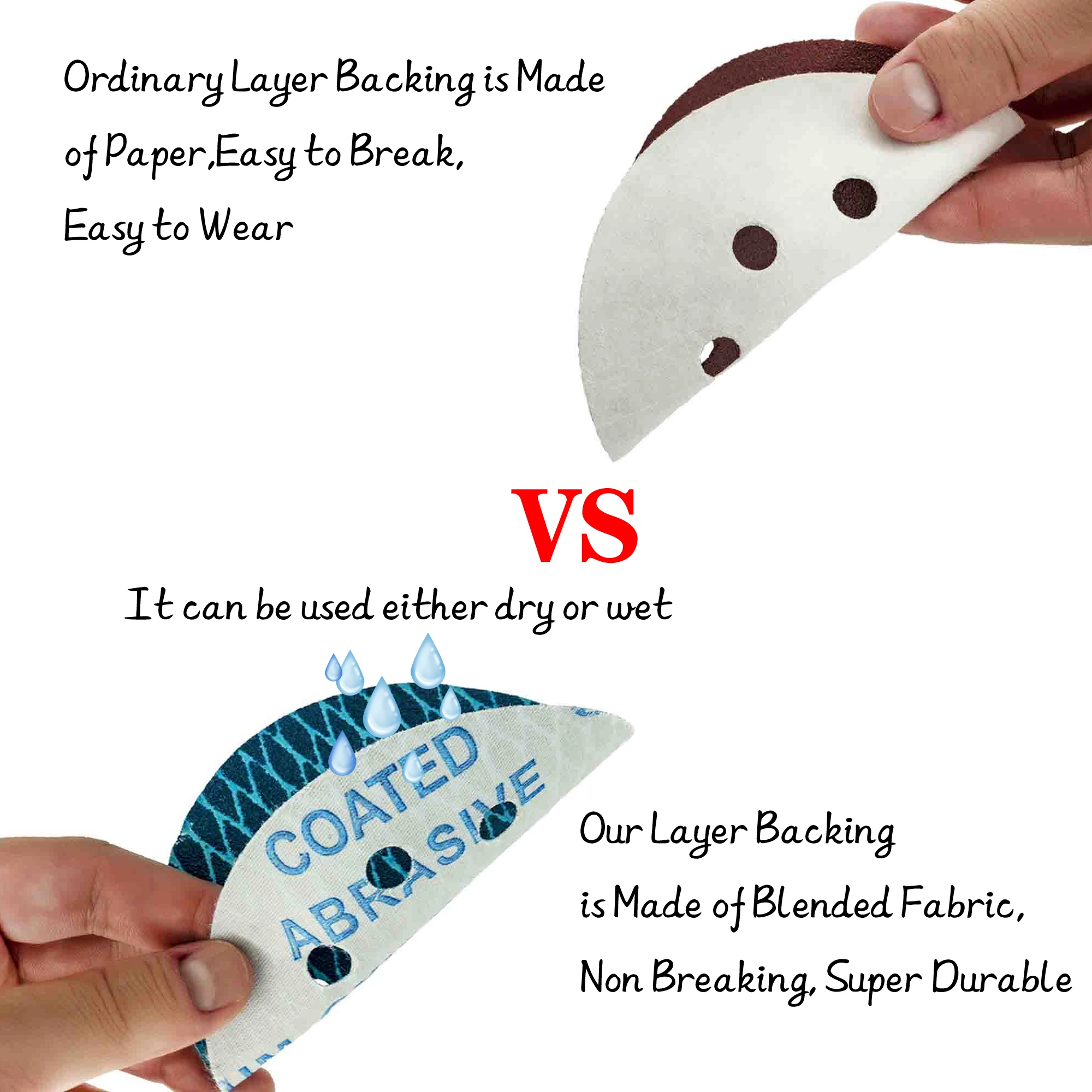 125 мм 5 дюймов 8 отверстий шлифовальные диски орбитальная шлифовальная бумага наждачная бумага круглая наждачная бумага