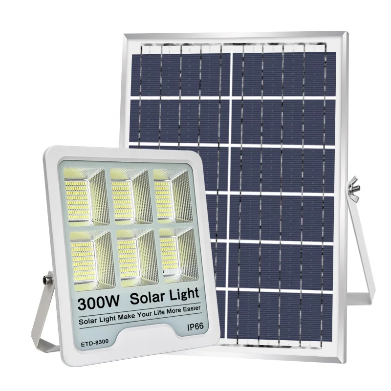 Jindian 300w Solar Powered Led Flood Lights 75000 Lumen Solar Outdoor lamps