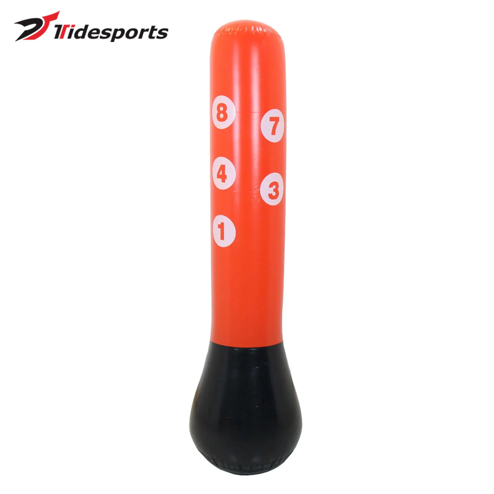 Thickened PVC Children Inflatable Free Stand Vertical Sandbag Kick Boxing Tower Tumbler Inflatable Punching Bag for Kids