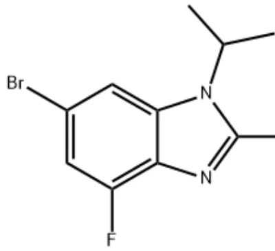 Китайский поставщик 6-Bromo-4-fluoro-1-isopropyl-2-methyl-1H-benzo[d] имидазол CAS:1231930-33-8