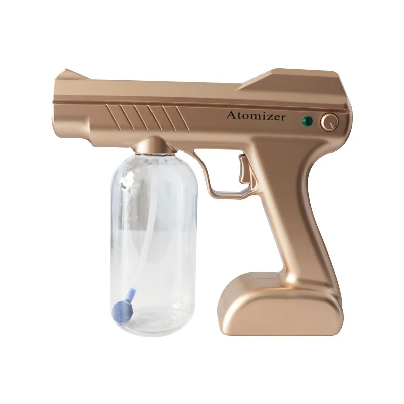 Portable wireless disinfectant fog atomizer rechargeable nano spray gun