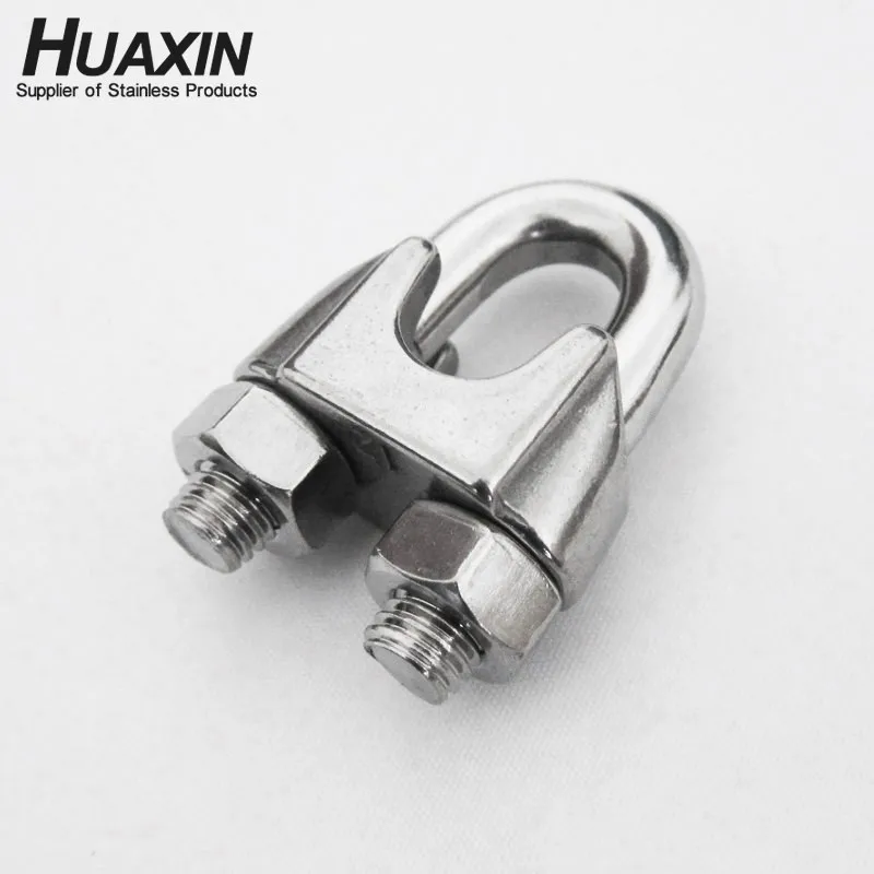 Stainless Steel 316 Duplex Wire Rope Clip 6mm Double Clamp