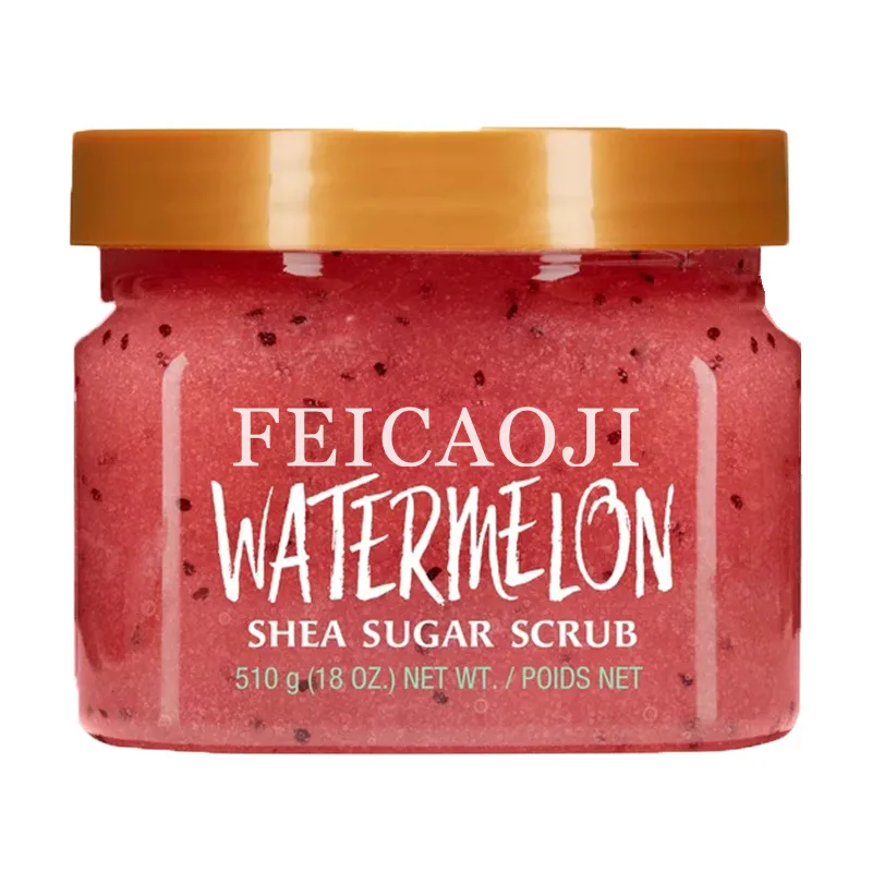 Hot Sale High Quality Manufacturer Wholesale Sea Salt Fruit Organic Exfoliant Whitening  Body Scrub cream