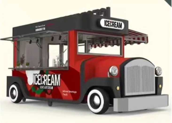 customized Trailer with equipments Street Sale Catering Trailer Commercial Crepe Taco Coffee Truck Snack Food Trailer With Grill