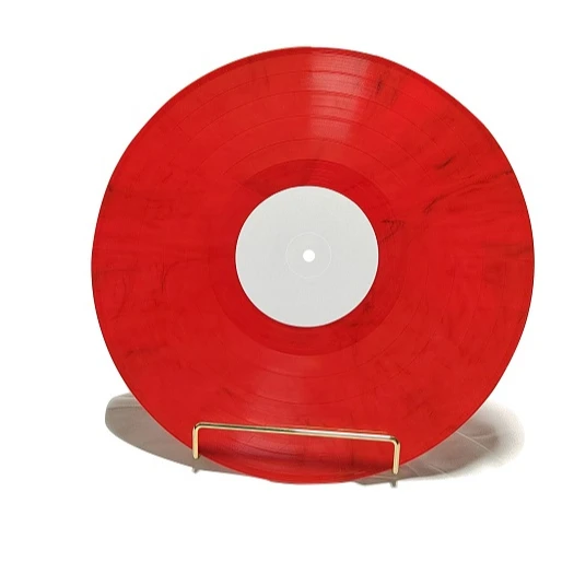 LP Smoky Vinyl Record  Custom Pressing Music Custom Vinyl Packaging Solutions red