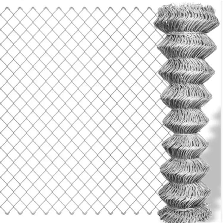 Customized Size Chain Link School Fence Public Soccer Galvanized Garden Poultry Netting/Fencing Industry 6x6 Chain Link Fence