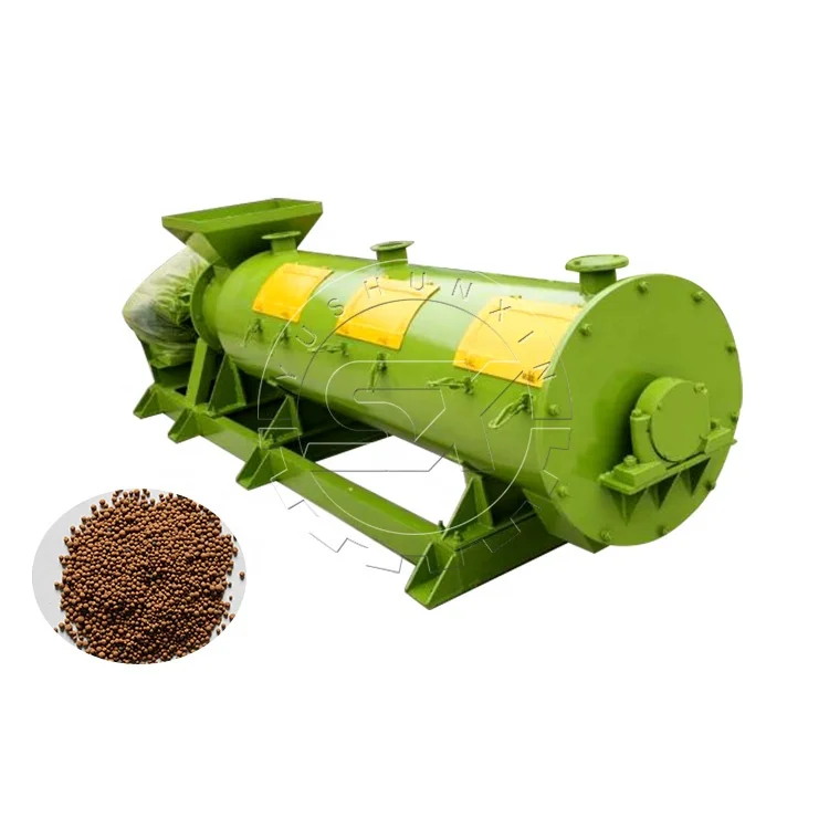 5 tons per hour bentonite cow manure powder organic fertilizer granulator