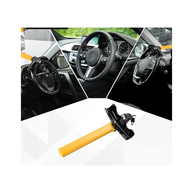 Xiangta Universal Anti Theft Seat Belt Lock Fit Most Cars Vehicle SUV Golf Car Security Steering Wheel Lock for Car