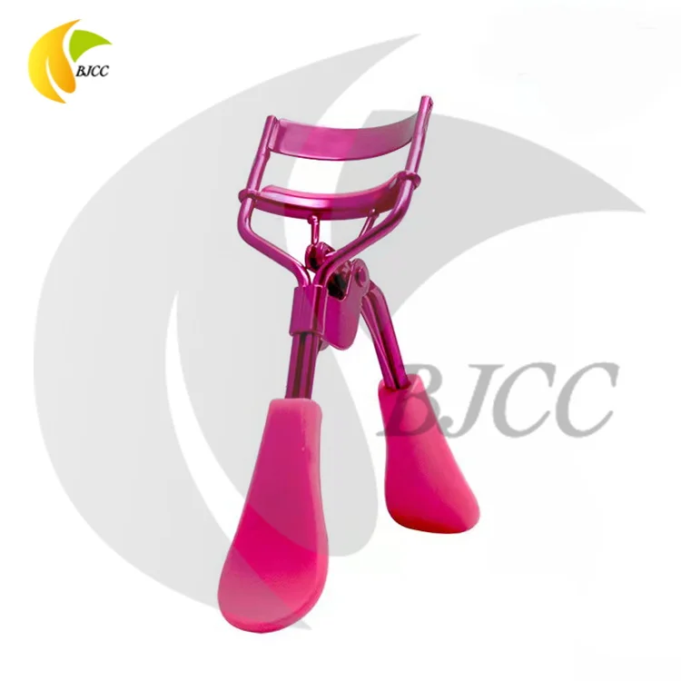 OEM ODM 2023 Wholesale Hot New Bling Colorful Pink Eye Lash Curler Tool Custom Logo Private Label Eyelash Curler With Comb