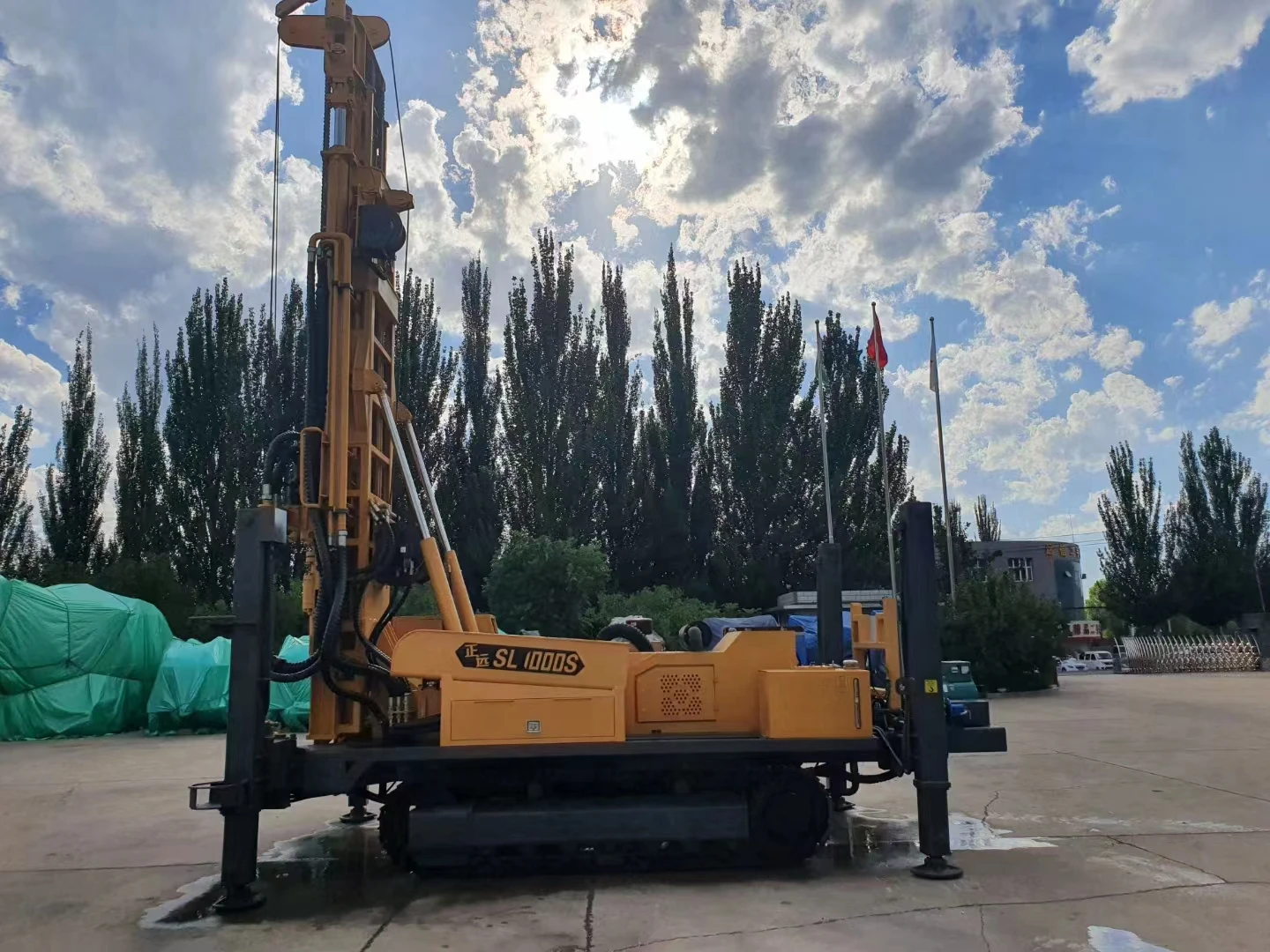 New Model SL1000s Sale 1000 Meters Depth Portable Spt Pneumatic Crawler Spider Drilling Rigs Machine Cheap Price For Sale