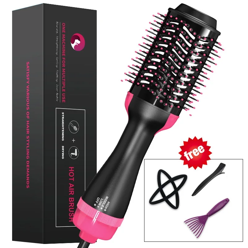 
Ready Stock Dropship Professional Hair Dryer Volumizing Brush Stock One Step Hair Dryer And Styler Electric Hot Air Brush 