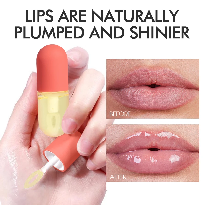 Best Selling Lip Plumper Gloss With Peppermint Oil Set Day and Night Double Repair and Lip Plumper