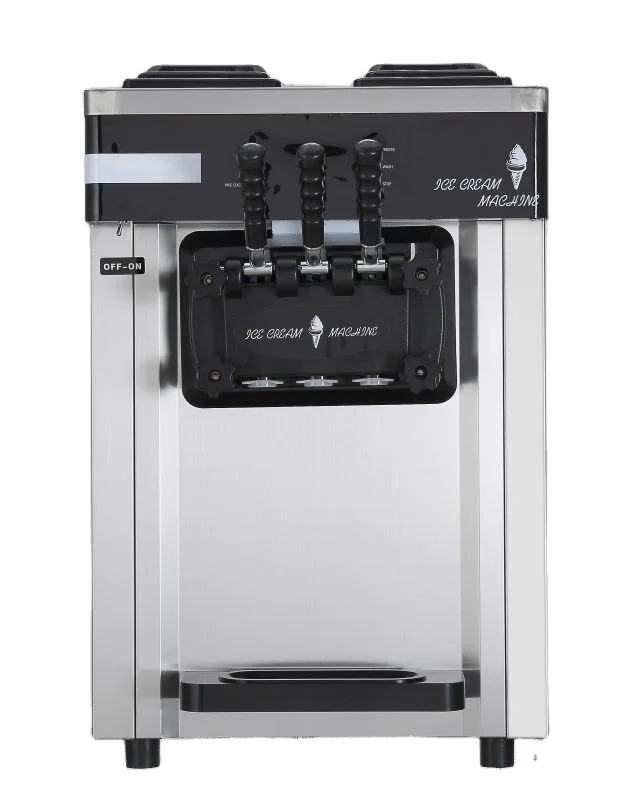 Soft Serve Ice Cream Making Machine With fresh keeping System For Catering Shops Soft Ice Cream Machine Maker Double compressor