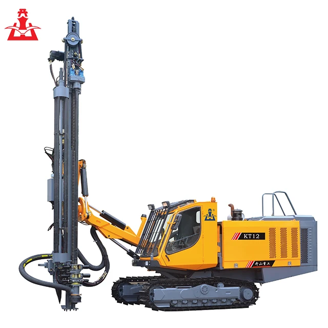 Rock mine drill for Blast Hole Integrated Blasting Drilling Rig  KT12  With Air Compressor Drill and Blast Mining