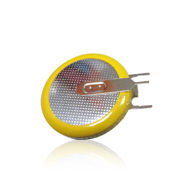 Customize Lithium Button Battery CR2450 GZ24 with Solder Tabs/Pins