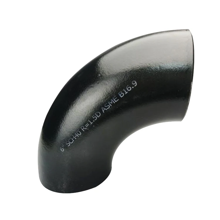 ASME B16.9 Pipe fittings sandblasting ss304 ss316 Oil Gas Pipe Fitting Carbon Steel Elbow