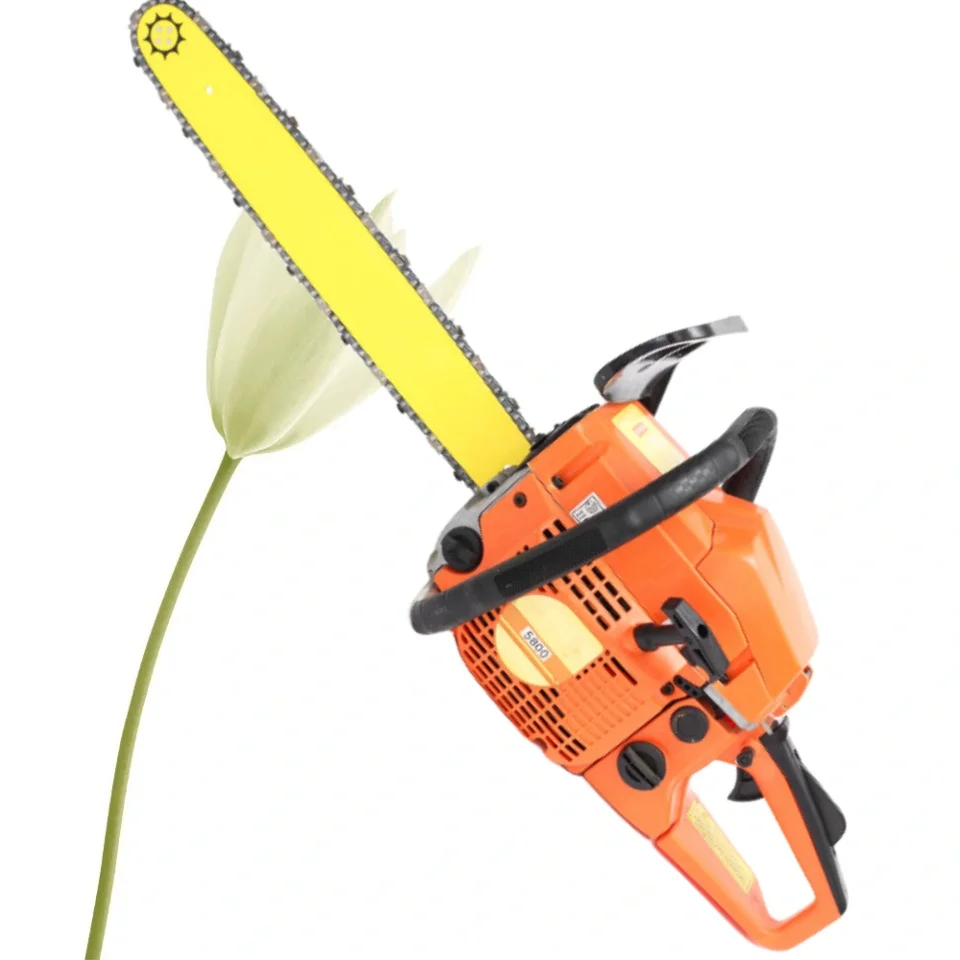 Low-carbon Chainsaw Euro Standard Wood Cutting Machine 58cc 18 Inch 22 Inch Chainsaw 2.2KW 5800 Mini Chainsaws Small Chain Saw