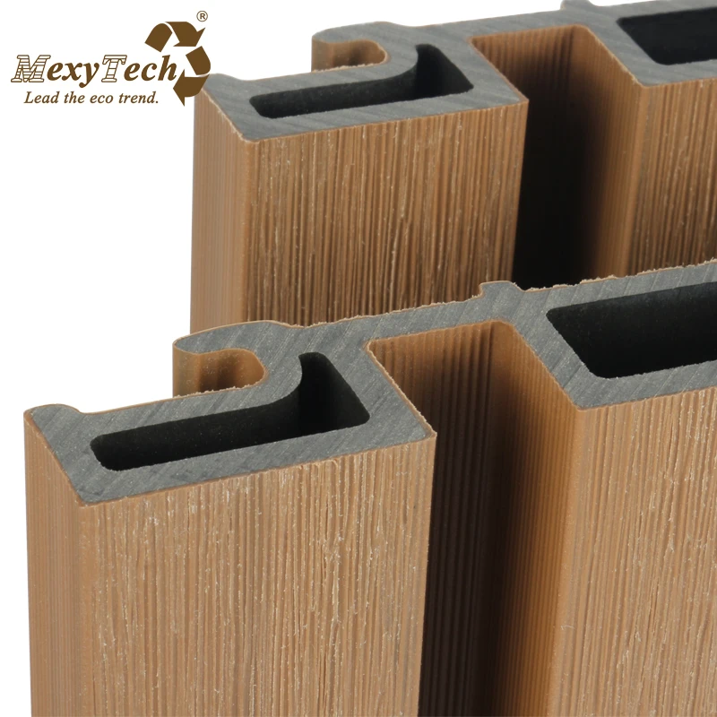 exterior  wpc wall panel Wooden Look House Vinyl Siding