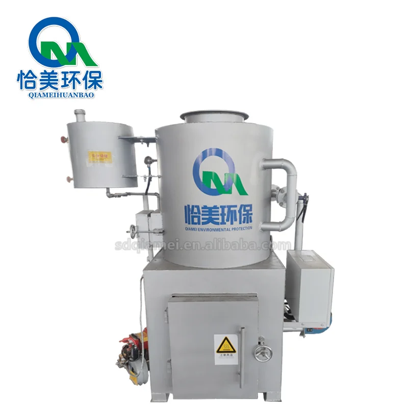 china mobile small waste disposal  human hospital medical waste incinerator / plasma burner / crematorium human incinerator