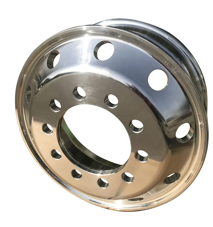 19.5 Truck wheels of Aluminum material Forged hubs or rims