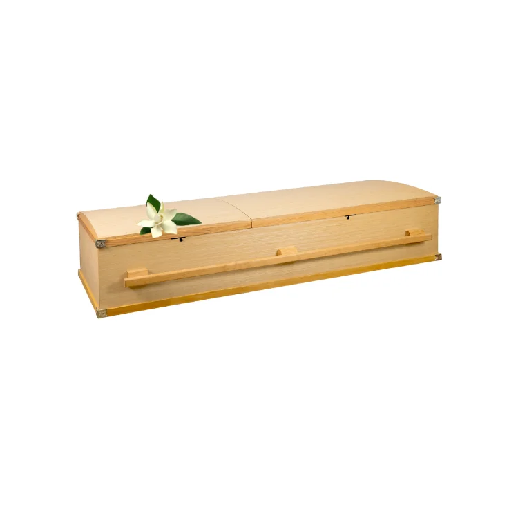 Competitive Price Burial Coffin Funeral Casket Wooden Coffin Elegant Funeral Cremation Casket Casket Coffin Factory Vietnam