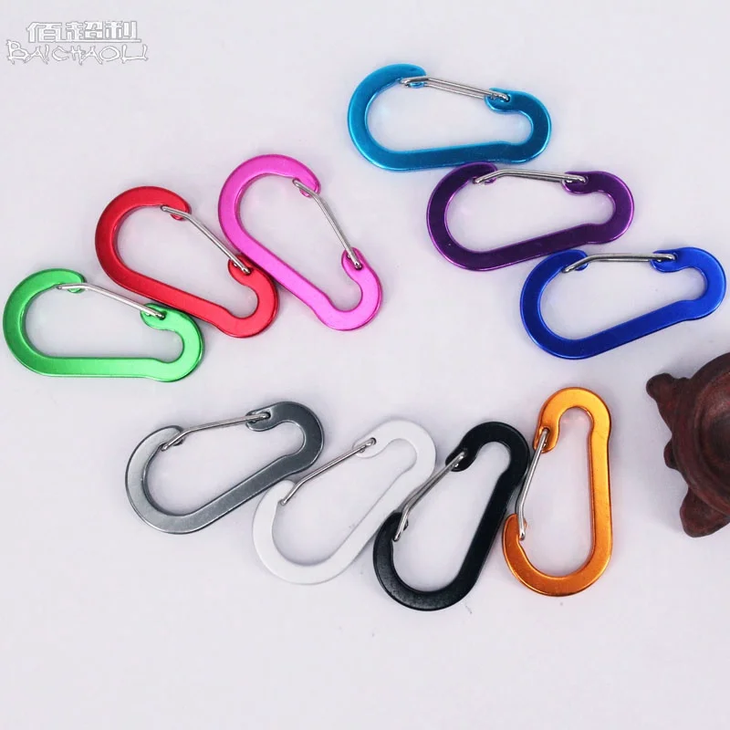 
5 gourd aluminum alloy flat carabiner hooks 