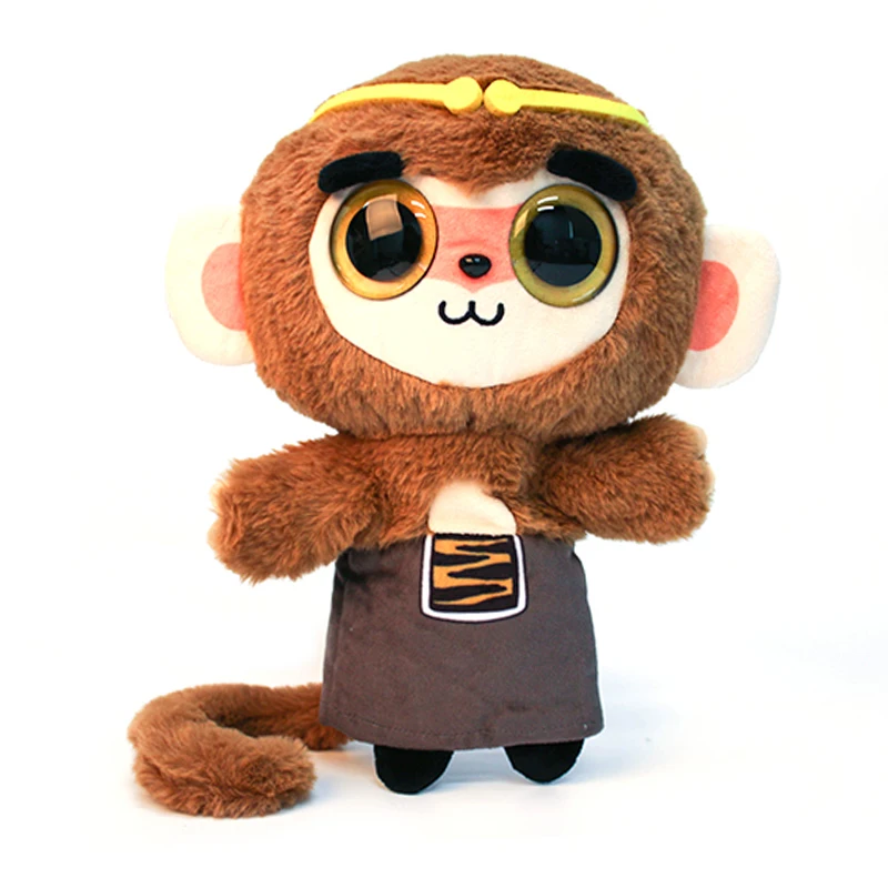 OEM Wholesale Custom Stuffed Doll Animal Monkey Furry Plush Toy Customized Sun Wukong Plush Toys